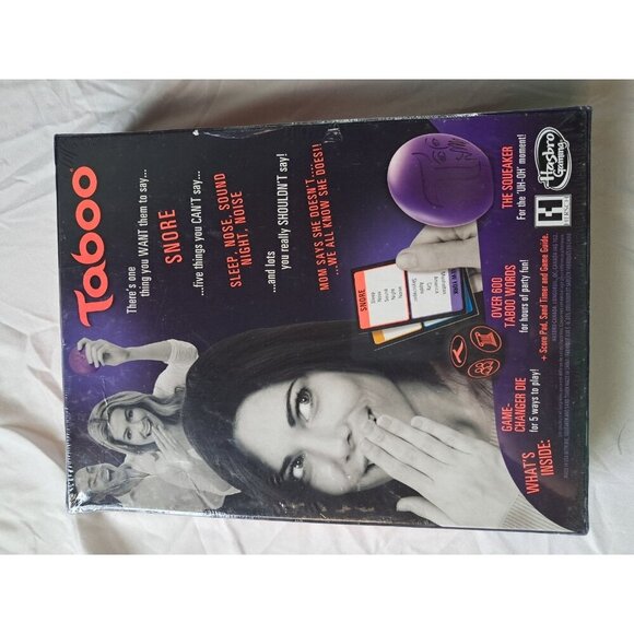 TABOO GAME NEW UNOPENED - Still in Shrinkwrap - Game of Unspeakable Fun - Picture 2 of 2